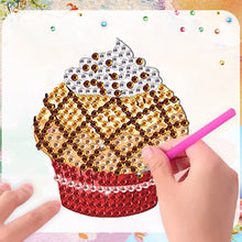 Load image into Gallery viewer, 8Pcs Special Shape Cake Diamond Painting Fridge Stickers for Home Decor