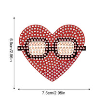 Load image into Gallery viewer, 8Pcs Special Shape Heart Diamond Painting Fridge Stickers for Home Decor