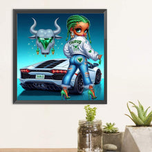 Load image into Gallery viewer, Diamond Painting - Full Round - Taurus girl (30*30CM)