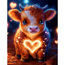 Load image into Gallery viewer, Diamond Painting - Full Round - Cow (35*45CM)