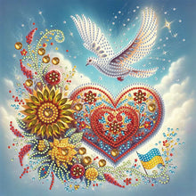Load image into Gallery viewer, Diamond Painting - Full Round - love dove (30*30CM)