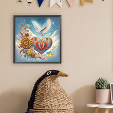 Load image into Gallery viewer, Diamond Painting - Full Round - love dove (30*30CM)