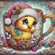 Load image into Gallery viewer, Diamond Painting - Full Round - Christmas little yellow duck (30*30CM)