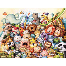 Load image into Gallery viewer, Diamond Painting - Full Round - Animal Photo (60*45CM)