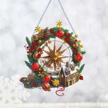 Load image into Gallery viewer, Christmas Special Shape Garland Diamond Painting Hanging Pendant for Wall Window