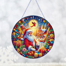 Load image into Gallery viewer, Christmas Special Shape Garland Diamond Painting Hanging Pendant for Wall Window