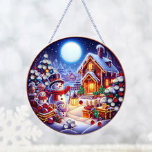 Load image into Gallery viewer, Christmas Special Shape Garland Diamond Painting Hanging Pendant for Wall Window