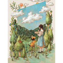 Load image into Gallery viewer, Diamond Painting - Full Round - Little Cartoon Girl (30*40CM)