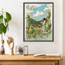 Load image into Gallery viewer, Diamond Painting - Full Round - Little Cartoon Girl (30*40CM)