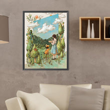 Load image into Gallery viewer, Diamond Painting - Full Round - Little Cartoon Girl (30*40CM)