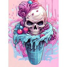 Load image into Gallery viewer, Diamond Painting - Full Round - Halloween Witch and Skeleton (30*40CM)
