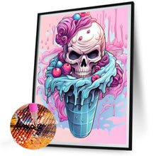 Load image into Gallery viewer, Diamond Painting - Full Round - Halloween Witch and Skeleton (30*40CM)