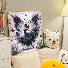 Load image into Gallery viewer, Diamond Painting - Full Round - Black Rose Dancer (40*40CM)