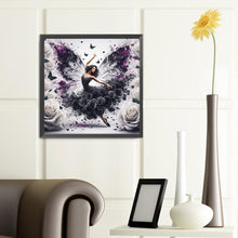 Load image into Gallery viewer, Diamond Painting - Full Round - Black Rose Dancer (40*40CM)