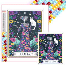 Load image into Gallery viewer, Diamond Painting - Full Square - THE CAT LADY (40*50CM)