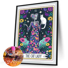 Load image into Gallery viewer, Diamond Painting - Full Square - THE CAT LADY (40*50CM)