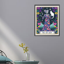 Load image into Gallery viewer, Diamond Painting - Full Square - THE CAT LADY (40*50CM)