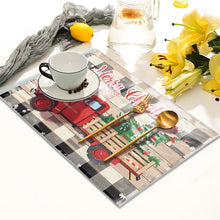 Load image into Gallery viewer, Christmas DIY Diamond Dot Kits Round Diamond Painting Table Mats for Kids Adults