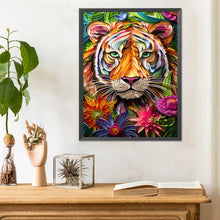 Load image into Gallery viewer, Diamond Painting - Full Round - paper art tiger (30*40CM)