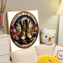 Load image into Gallery viewer, Diamond Painting - Full Round - round military boots (40*40CM)