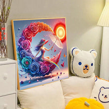 Load image into Gallery viewer, Diamond Painting - Full Round - colorful art girl (40*40CM)