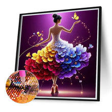Load image into Gallery viewer, Diamond Painting - Full Round - colorful art girl (40*40CM)