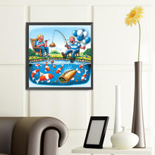 Load image into Gallery viewer, Diamond Painting - Full Round - fishing (40*40CM)