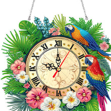 Load image into Gallery viewer, Acrylic Special Shaped Parrot 5D Diamond Painting Clock Art Craft (GH262)