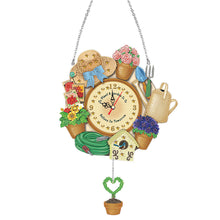 Load image into Gallery viewer, Acrylic Special Shaped Parrot 5D Diamond Painting Clock Art Craft (GH263)