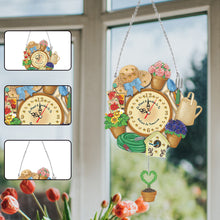 Load image into Gallery viewer, Acrylic Special Shaped Parrot 5D Diamond Painting Clock Art Craft (GH263)