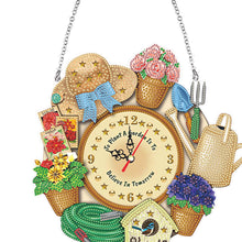 Load image into Gallery viewer, Acrylic Special Shaped Parrot 5D Diamond Painting Clock Art Craft (GH263)