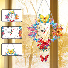 Load image into Gallery viewer, Acrylic Special Shaped Parrot 5D Diamond Painting Clock Art Craft (GH278)