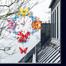 Load image into Gallery viewer, Acrylic Special Shaped Parrot 5D Diamond Painting Clock Art Craft (GH278)