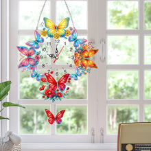 Load image into Gallery viewer, Acrylic Special Shaped Parrot 5D Diamond Painting Clock Art Craft (GH278)