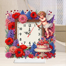 Load image into Gallery viewer, Acrylic Special Shaped Angel Girl Diamond Painting Art Clock Pendants Kit