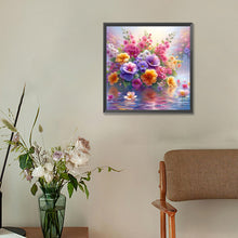 Load image into Gallery viewer, Diamond Painting - Full Round - dream flowers (30*30CM)