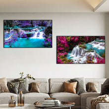 Load image into Gallery viewer, 2pcs Round Diamond Painting Set - landscape beauty (70*40CM)