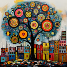 Load image into Gallery viewer, Diamond Painting - Full Round - abstract tree of life (30*30CM)