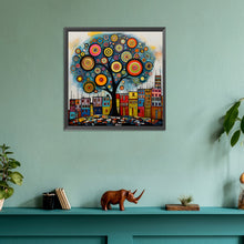 Load image into Gallery viewer, Diamond Painting - Full Round - abstract tree of life (30*30CM)