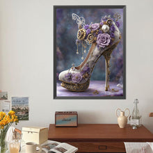 Load image into Gallery viewer, Diamond Painting - Full Round - Flowers and high heels (40*50CM)