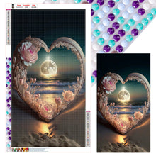 Load image into Gallery viewer, Diamond Painting - Full Round - Love moon night (40*70CM)