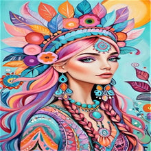 Load image into Gallery viewer, Diamond Painting - Full Square - Exotic girl (40*60CM)