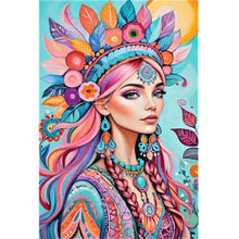 Load image into Gallery viewer, Diamond Painting - Full Square - Exotic girl (40*60CM)