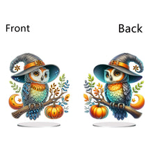 Load image into Gallery viewer, Special Shape Pumpkin Owl 5D DIY Diamond Painting Art Tabletop Decorations