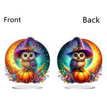 Load image into Gallery viewer, Special Shape Pumpkin Owl 5D DIY Diamond Painting Art Tabletop Decorations