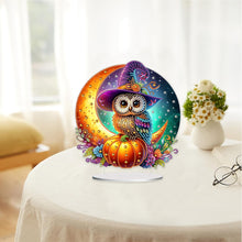 Load image into Gallery viewer, Special Shape Pumpkin Owl 5D DIY Diamond Painting Art Tabletop Decorations