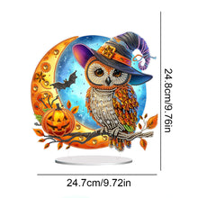 Load image into Gallery viewer, Special Shape Pumpkin Owl 5D DIY Diamond Painting Art Tabletop Decorations