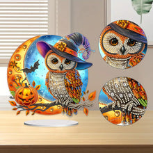 Load image into Gallery viewer, Special Shape Pumpkin Owl 5D DIY Diamond Painting Art Tabletop Decorations