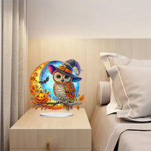 Load image into Gallery viewer, Special Shape Pumpkin Owl 5D DIY Diamond Painting Art Tabletop Decorations