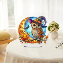Load image into Gallery viewer, Special Shape Pumpkin Owl 5D DIY Diamond Painting Art Tabletop Decorations